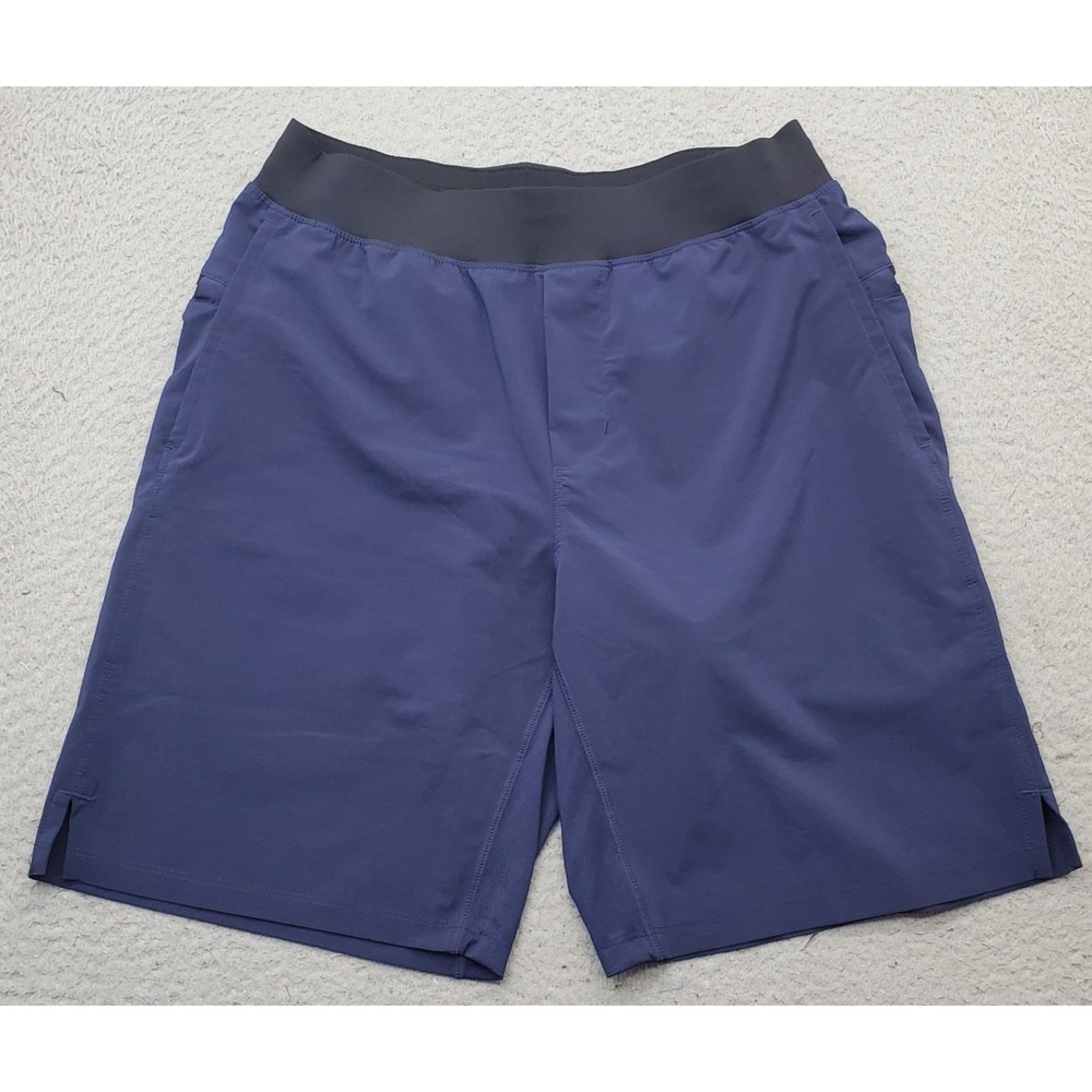 Fabletics Activewear Shorts Men's 30 Multicolor Lined Slash Pocket Elastic Waist